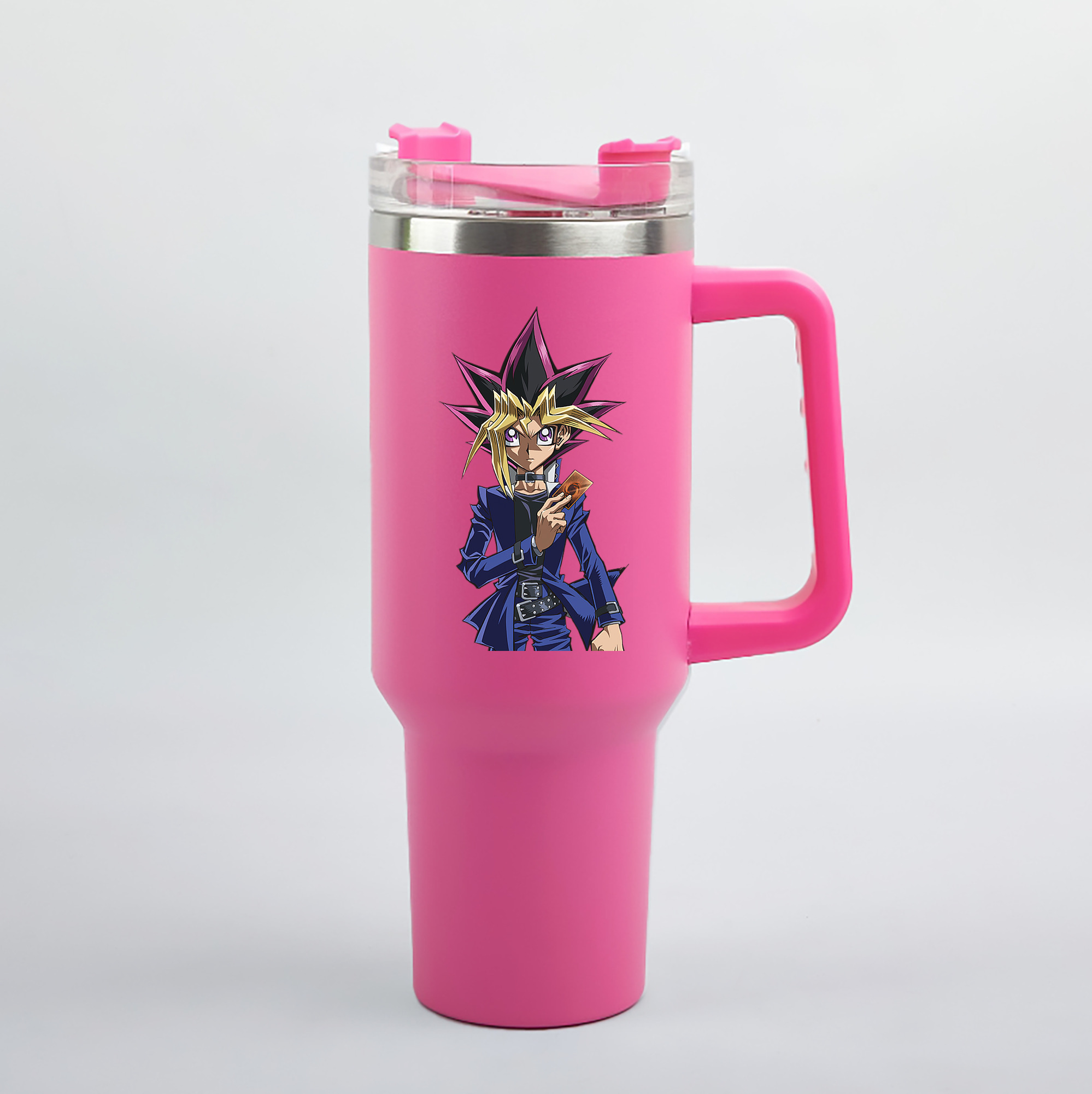 （画像用） 遊☆戯☆王 Yu-Gi-Oh! 1200mL車用タンブラー（カラープリント）
